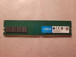 Crucial 8GB PC4-2666 21300 DDR4 2666MHZ CL19 1.2V Desktop Memory Ram. Fixed Price $34.00.