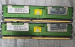 Nanya NT4GC72B4NA1NL-CG 4GB PC3 10600R 2RX4MEMORY Lot Of 8 Total Ram. Fixed Price $9.46.