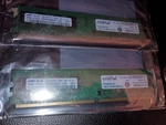 Crucial 2X1GB 240-PIN Dimm 128MX64 DDR2 PC2 Desktop Memory Model CT12864AA53E. Fixed Price $39.99.