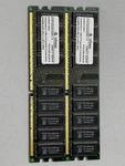 Infineon 2GBX2 PC2100 266MHZ 2RX8 184PINS 18CHIP CL2 2.50V Ecc Reg Server Memory. Fixed Price $13.00.