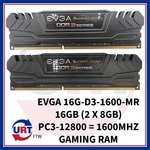 Evga 16G-D3-1600-MR 16GB (2 X 8GB) PC3-12800 = 1600MHZ Gaming Ram #151142#. Fixed Price $29.99.