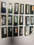 Lot Of 27 Laptop Memory Sticks Entire Mixed Ram Sold Together. Fixed Price $35.00.
