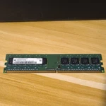 Qimonda 512MB DDR2 Sdram Dimm PC2-5300U-555 240-PIN Memory HYS64T64000HU-3S-B. Fixed Price $10.00.