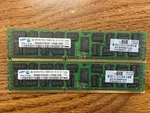 Samsung 16GB (2X8GB) Server Ram 2RX4 PC3L-10600R-09-10-E1-P1. Fixed Price $13.50.