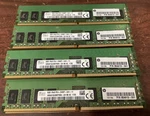 25PC Lot 8GB Hp 854913-001 Mixed Brands DDR4 Desktop Ram 1RX8 PC4-2400T. Fixed Price $499.99.
