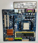 Gigabyte M61PM-S2 AM2+ Motherboard +amd Athlon 64 3500+ 2.5GB DDR2 Ram Io. Fixed Price $40.00.