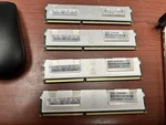 Samsung 16GB Kit Modules) (4GB 2RX4 PC3-10600R-9-10-EO-PO) (M393B5170DZ1-CH9). Fixed Price $25.00.