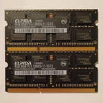 Oem 8GB 2X4GB Elpida DDR3 Sodimm PC3-12800 1600MHZ- Apple Macbook Pro Imac 2012. Fixed Price $19.66.