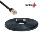 CAT7 Flat Sftp Ethernet Patch Cable 10GBPS Black Cord 6FT-100FT Multi-pack Lot. Fixed Price $174.35.