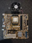 Hp 5189-0465, Socket AM2, Amd Motherboard With Sempron Cpu +4GB DDR2 Ram. Fixed Price $25.50.