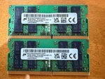 64GB (2X32GB) DDR4-3200 So-dimm Laptop Ram Micron MTA16ATF4G64HZ-3G2F1. Fixed Price $300.00.