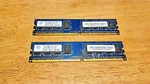 Nanya 2GB (2 1GB) PC2-5300 DDR2-667MHZ 2RX8 Non-ecc NT1GT64U8HA1BY. Fixed Price $11.95.