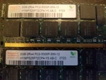 20QTY Hynix HYMP525P72CP4-Y5 2GB PC2-5300P DDR2-667 Oracle P/N:371-2002-01. Fixed Price $80.00.