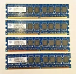 NT1GT72U8PB0BY-3C Nanya 1GB PC2-5300 2RX8 Memory Module Quantity Of 4. Fixed Price $21.60.