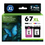 67XL Ink Cartridge For Hp Deskjet 2700E 2800E 2852E 2855E Envy 6055E 6455. Fixed Price $32.35.