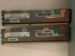 16GB (2 8GB) Hp Hynix HMT31GR7BFRAC-H9 PC3-10600R Ecc Ram 500205-071. Fixed Price $15.90.