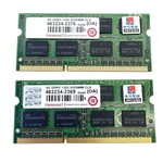 Genuine Transcend 8GB Kit (2X4GB) DDR3 1600MHZ Laptop Ram Sodimm 2RX8 646661-301. Fixed Price $14.99.