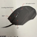 Siig 4 Button Ergonomic Usb Wired Optical Mouse - New In Box. Fixed Price $5.95.