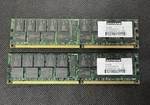 Sun / Dataram 4GB Memory Kit 2X 370-7672 2GB 184P Ecc Reg Dimms X7711A, X7711A-4. Fixed Price $30.00.