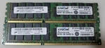 Crucial Micron 16GB 2X8GB 4RX8 PC3L-8500R-7-13-H0 CT8G3ERSLQ81067 Server Memory. Fixed Price $18.95.