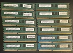12X 2GB DDR3 PC3-12800E Ecc Udimm 1600MHZ 1RX8 Ram Server Memory Sticks. Fixed Price $40.00.