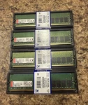 Kingston DDR4 Dimm 32GB (4X8GB) PC4-19200 288-PIN KCP424NS8/8. Fixed Price $159.99.