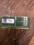 4GB DDR3 PC3-8500 1066MHZ Sodimm (kingston KVR1066D3S7/4G Equivalent) Memory Ram. Fixed Price $80.00.