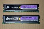 Corsair XMS2 PC2-5400 2X1GB Dimm DDR2-667 Memory CM2X1024-5400C4 (2 Modules). Fixed Price $9.00.