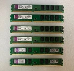 6X 2GB Kingston Dimm 1333MHZ PC3-10600 DDR3 Memory (KVR1333D3N9/2G). Fixed Price $14.33.