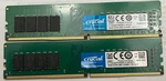 Lot Of Crucial 16GB DDR4-2400 Udimm Desktop Ram CT16G4DFD824A-C16FAD1 Tested. Fixed Price $134.99.