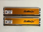 2GB Kit ( 2X 1GB ) Crucial Ballistix DDR2 PC2-6400 BL12864AA804.8FE5 Desktop Ram. Fixed Price $20.00.