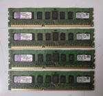Kingston X 4GB ( 16GB Total ) KVR13R9S4/4I PC3 10600R DDR3 Ecc Server Memory. Fixed Price $119.00.
