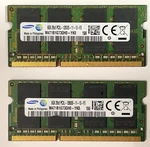 Samsung 16GB (2X8GB) DDR3L So-dimm PC3L-12800S Laptop Ram M471B1G73QH0-YK0. Fixed Price $29.99.