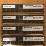 DRSX4102/8GB-DATARAM 32GB (8GBX4) DDR-266MHZ PC2100 Registered 184-PIN Dimm. Fixed Price $93.05.