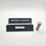 Super Talent 4GB 2X2GB DDR3 1333MHZ Desktop Memory Ram W1333UX4G9. Fixed Price $7.00.