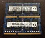 Sk Hynix 16GB (2X8GB) 2RX8 PC3L-12800S DDR3L Sodimm Laptop Memory Ram. Fixed Price $30.00.