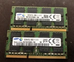 Samsung 16GB (2X8GB) 2RX8 PC3L-12800S DDR3 Sodimm Laptop Memory Ram. Fixed Price $30.00.