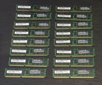 Lot Of 14 (224GB) Micron 16GB DDR3 Ecc PC3-12800R MT36JSF2G72PZ-1G6E1HF. Fixed Price $248.00.