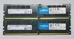 Crucial 64GB (2X32GB) 2RX4 PC4-2666V-RB2-11 Server Ram. Fixed Price $259.99.