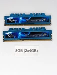 G.skill F3-17000CL9D-8GBXM (2X4GB) 2RX8 PC3-17000 DDR3 Desktop Memory. Fixed Price $16.95.