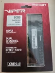 Patriot Memory Viper 8GB (2X4GB) Dimm 1600 Mhz DDR3 PV38G160C9K. Fixed Price $13.99.