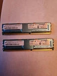 Micron Crucial 2X2GB DDR2 Ecc Server Memory Kit. Fixed Price $30.00.