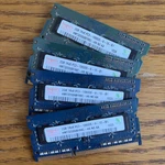 Hynix Laptop Memory 8GB DDR3 1RX8 PC3-10600S-9-10-B1/HMT325S6BFR8C-H9 No Aa. Fixed Price $20.00.