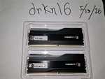 64GB DDR5 6400MT/S CL32 Ram G.skill Trident Z5 Rgb Black. Fixed Price $599.99.