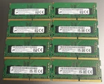 128GB (8X16GB) Micron DDR4 PC4-3200AA 1RX8 Sodimm MTA8ATF2G64HZ Laptop Ram. Fixed Price $299.98.