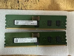 Pair Micron MTC10F1084S1RC56BD2 16GB 1RX8 PC5-5600B DDR5 EC8 Rdimm Server Ram. Fixed Price $1080.00.