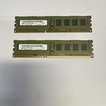 Micron 4GB (2X 2GB) MT8JTF25664AZ-1G6M1 1RX8 PC3-12800U Desktop Ram. Fixed Price $6.00.