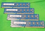 Hynix 4GB 2RX8 PC3-12800U HMT351U6CFR8C-PB Desktop Memory Lot Of Pcs. Fixed Price $29.79.