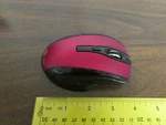 Siig 6-BUTTON Ergonomic Wireless Optical Mouse Red Model BS92941X. Fixed Price $7.95.