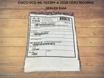 Genuine Cisco 1X 32GB 4RX4 PC3-12800L Ecc Lrdimm Server Memory Ram Samsung PC3L. Fixed Price $29.00.